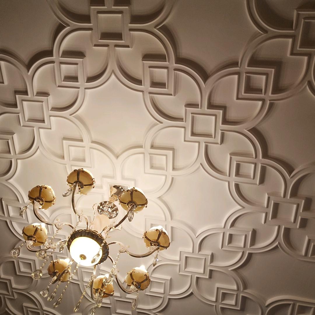 艺术石膏精造【高分子Pu线条施工】