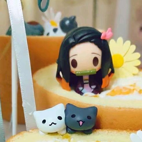 可爱的草莓布丁