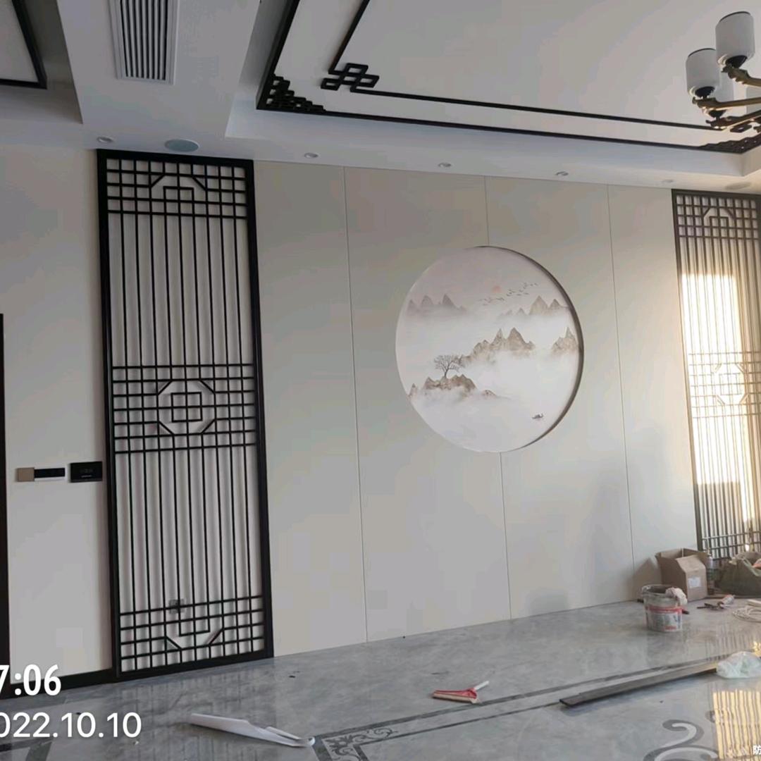 实木花格中式风格