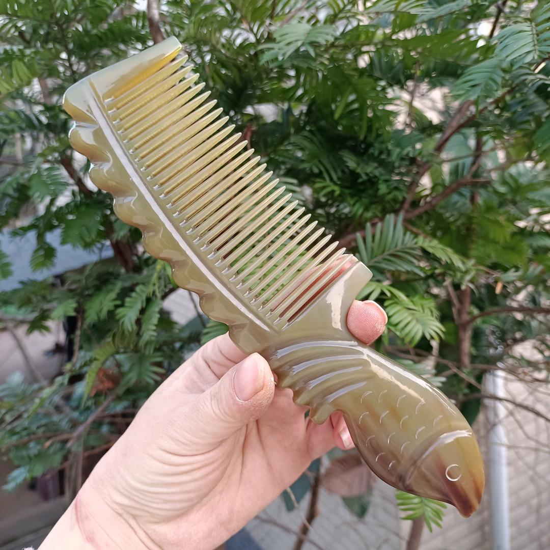 梳君缘牛角梳