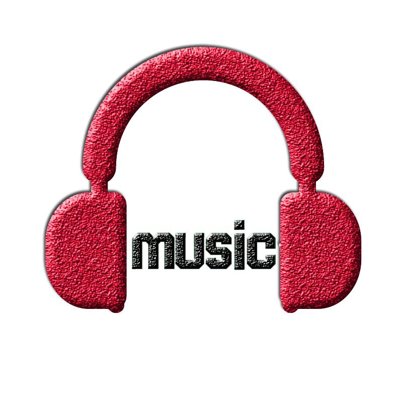 戴上耳机听音乐