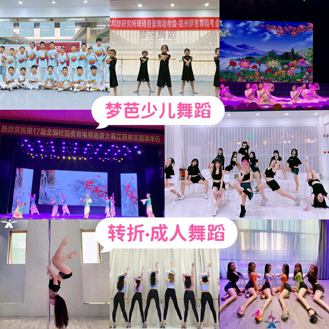 赣州梦芭花仙子舞蹈美术书法英语口才