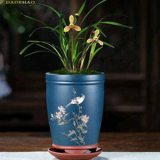 大德号紫砂花盆