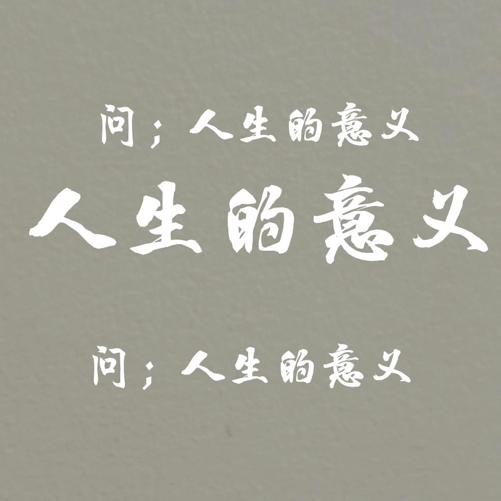 问；人生的意义