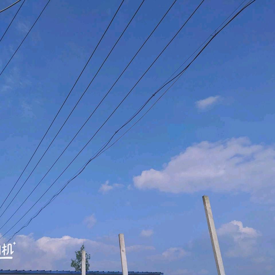 天空蓝白云☁飘