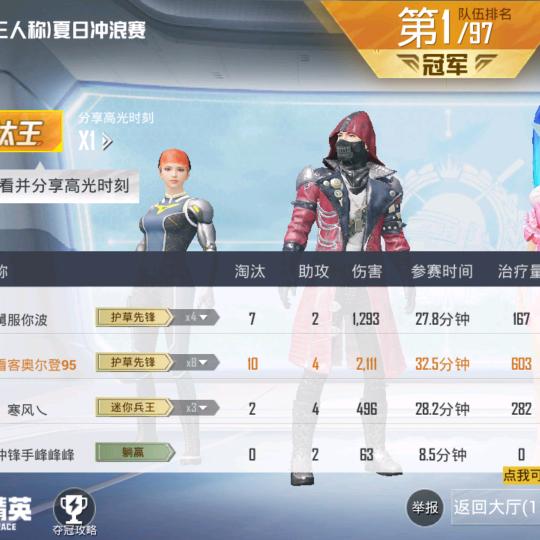 日常吃鸡。王者