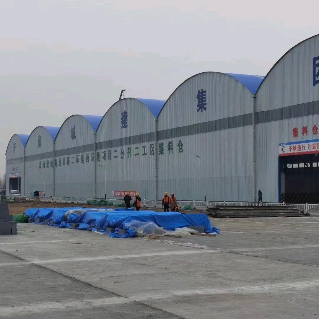 @峦鑫钢结构 车间 平台（沙石料仓制作