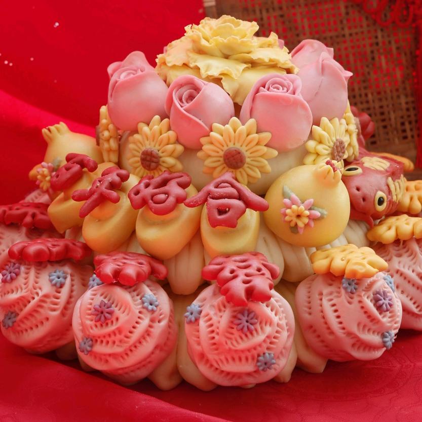 穗笑满花饽饽
