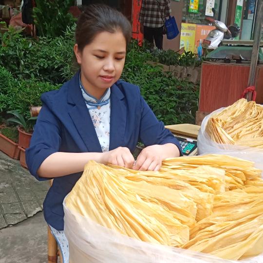大小群  原味腐竹