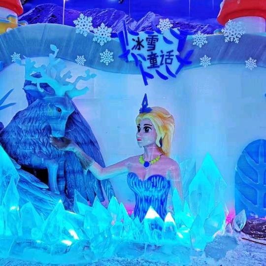 冰雪乐园冰雕雪雕制作—锐冰冰雪