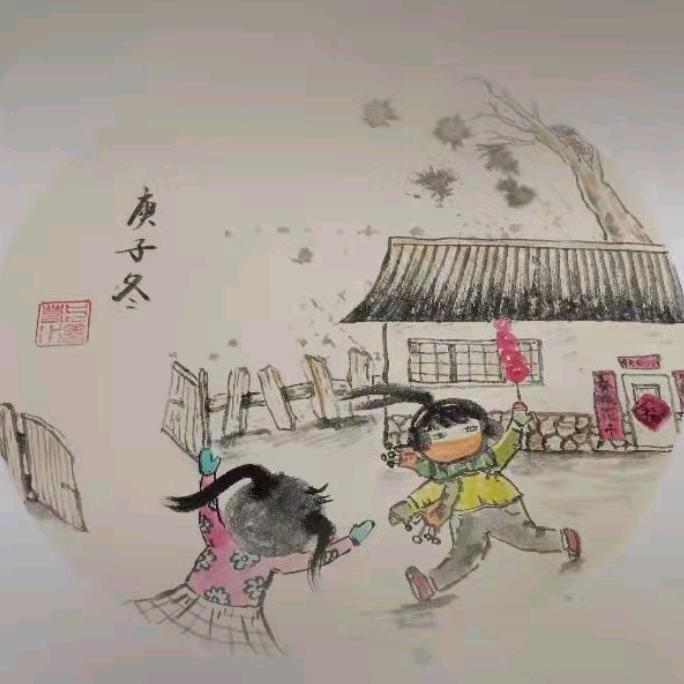 小鹰水墨