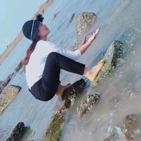 感受浅蓝的淡然