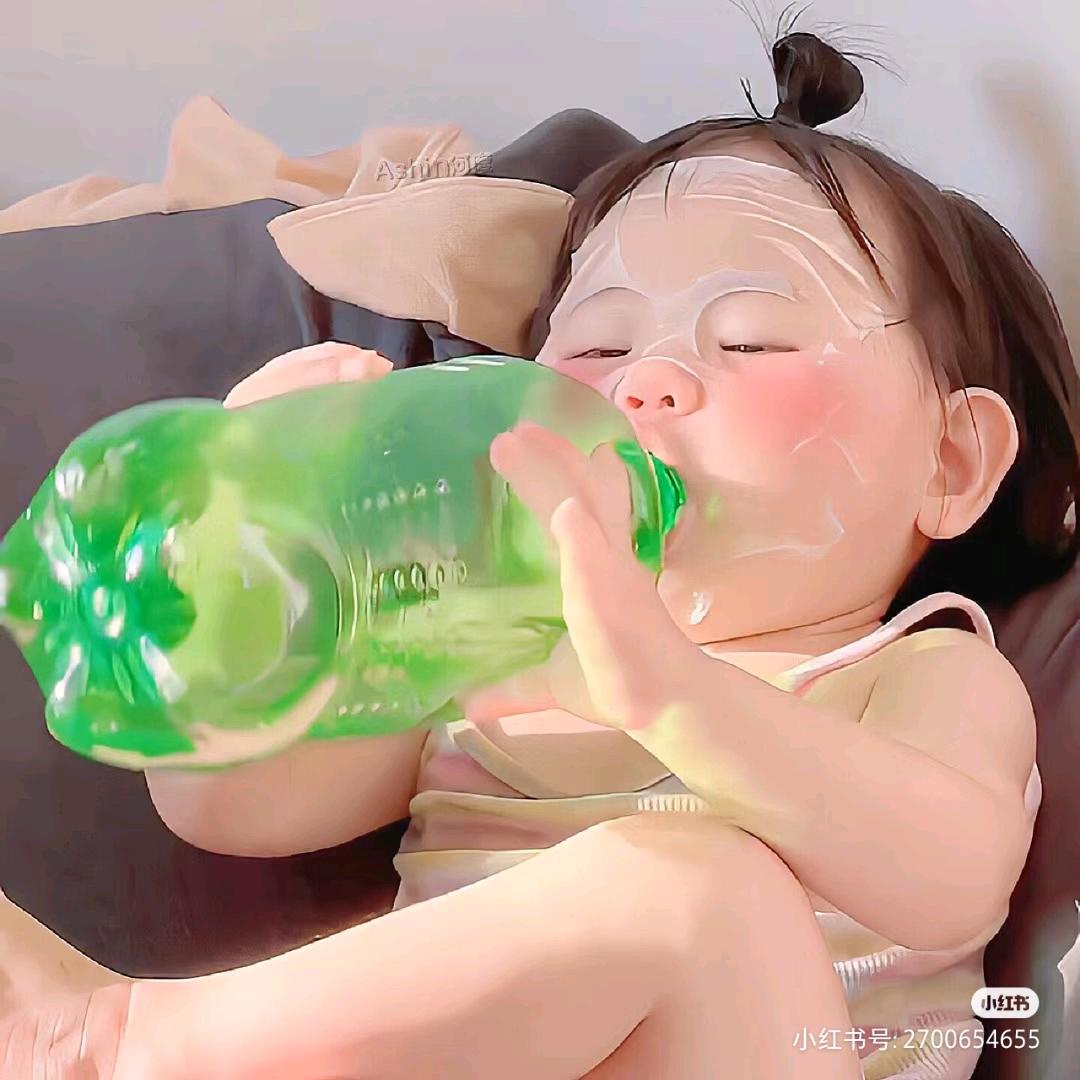 肚子吃的圆嘟嘟💋