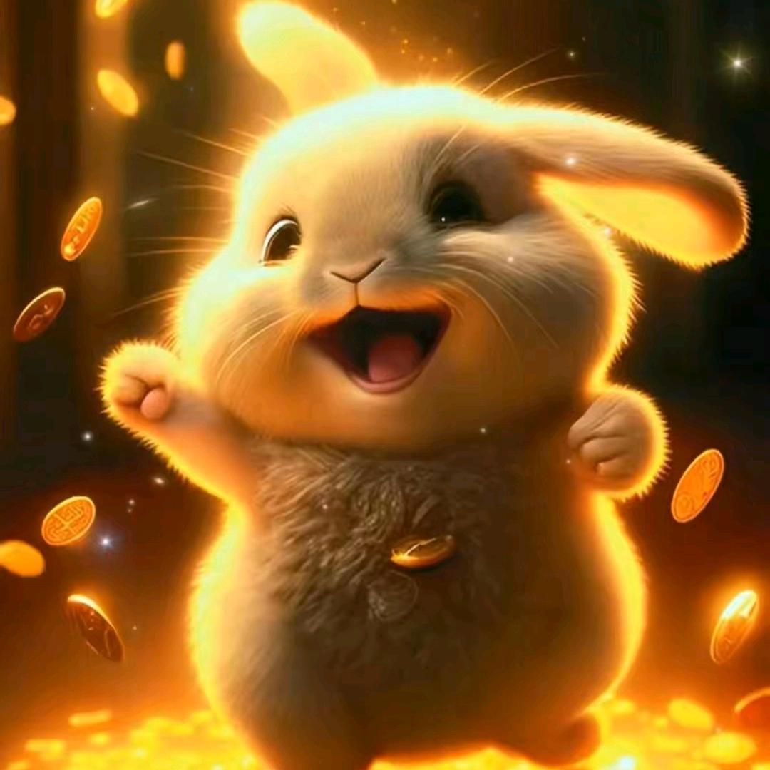 喜欢画画的兔子