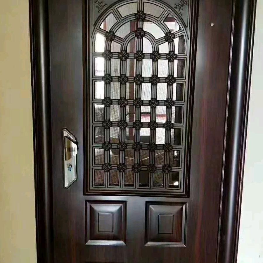 静等梅花开(原防盗门改装门中门)