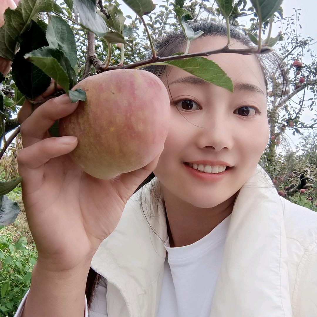 卖昭通苹果的小姐姐