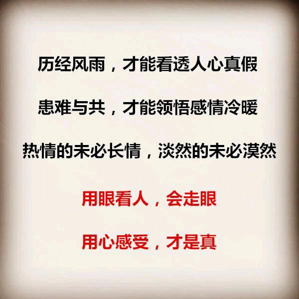真诚相待