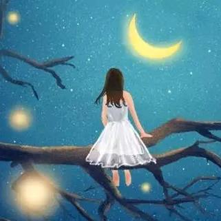 月光下的晚自习