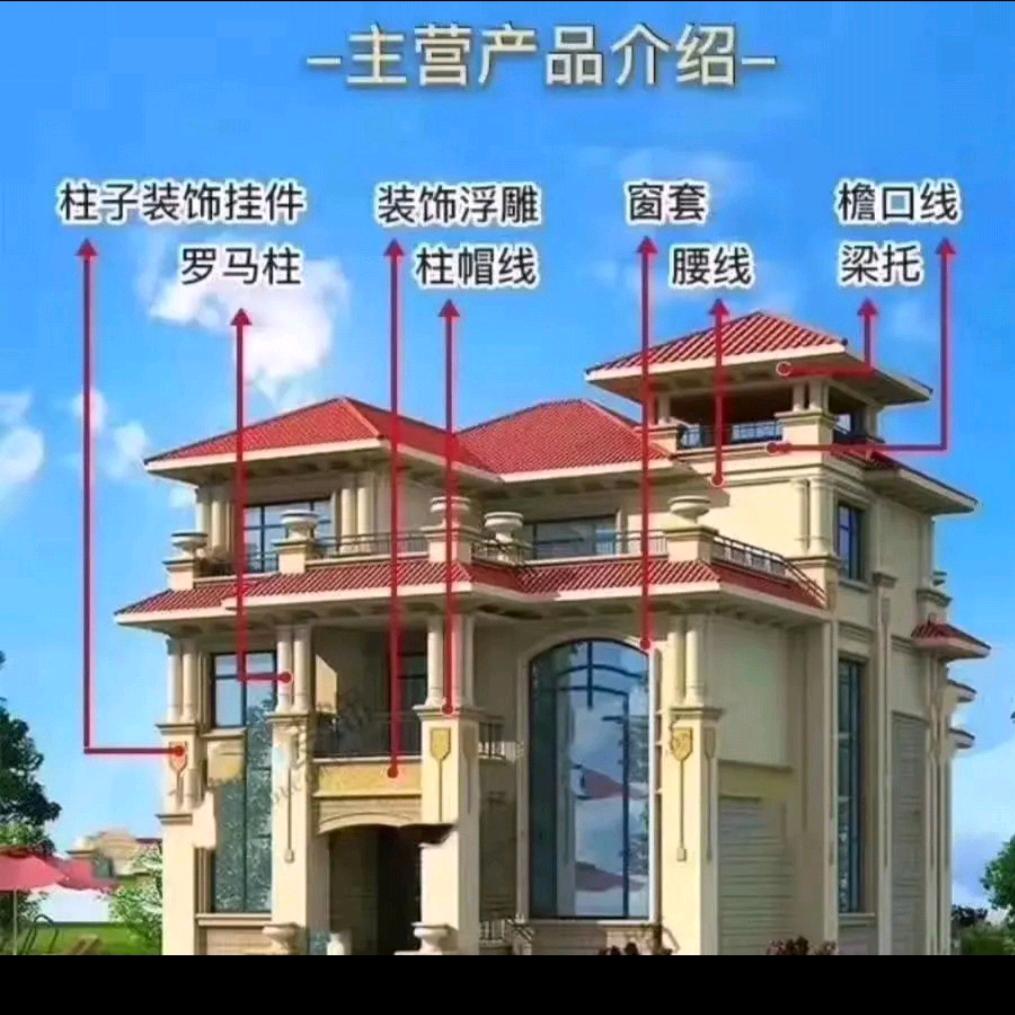 西华EPS别墅外墙装饰构件厂