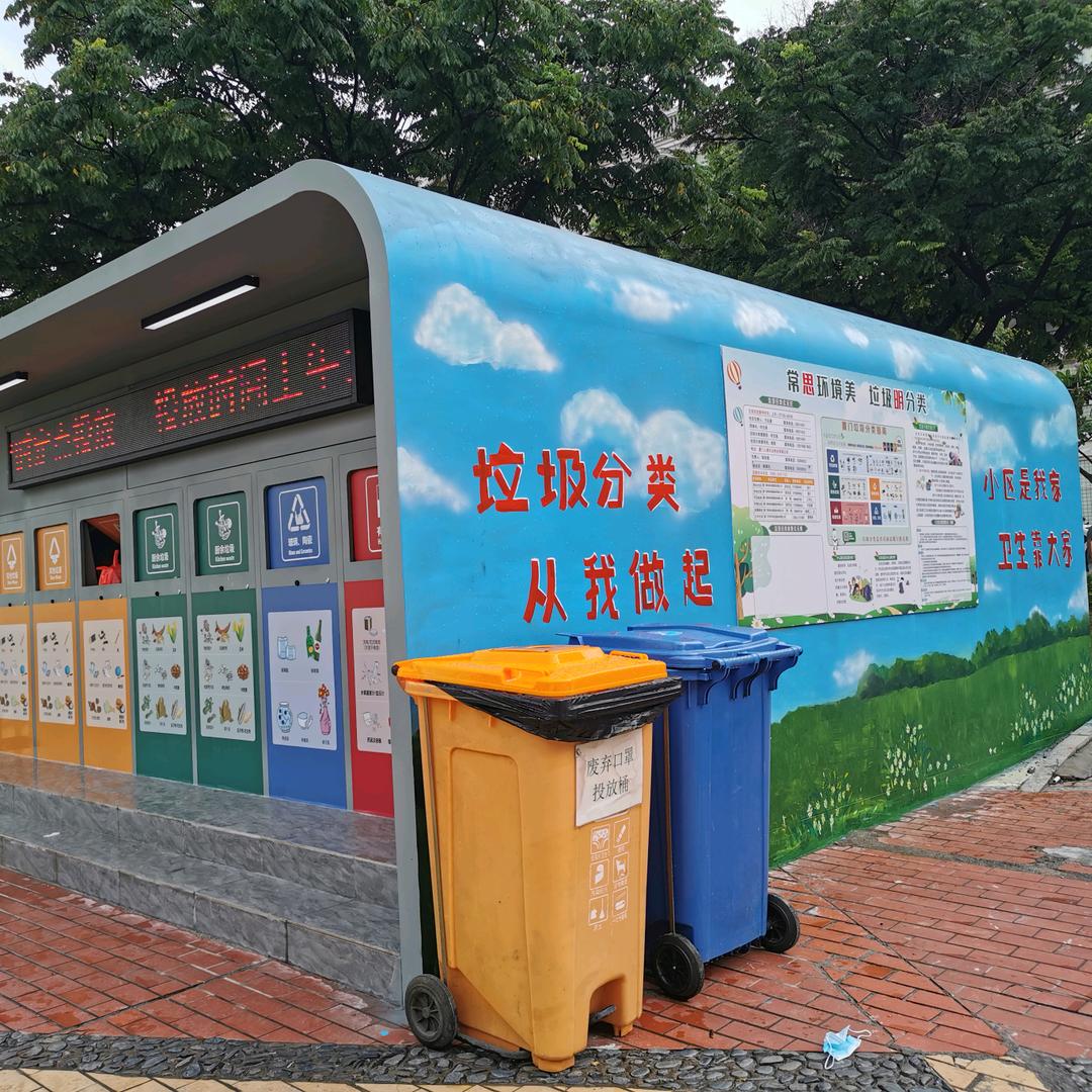 回收箱  垃圾屋  岗亭 标识