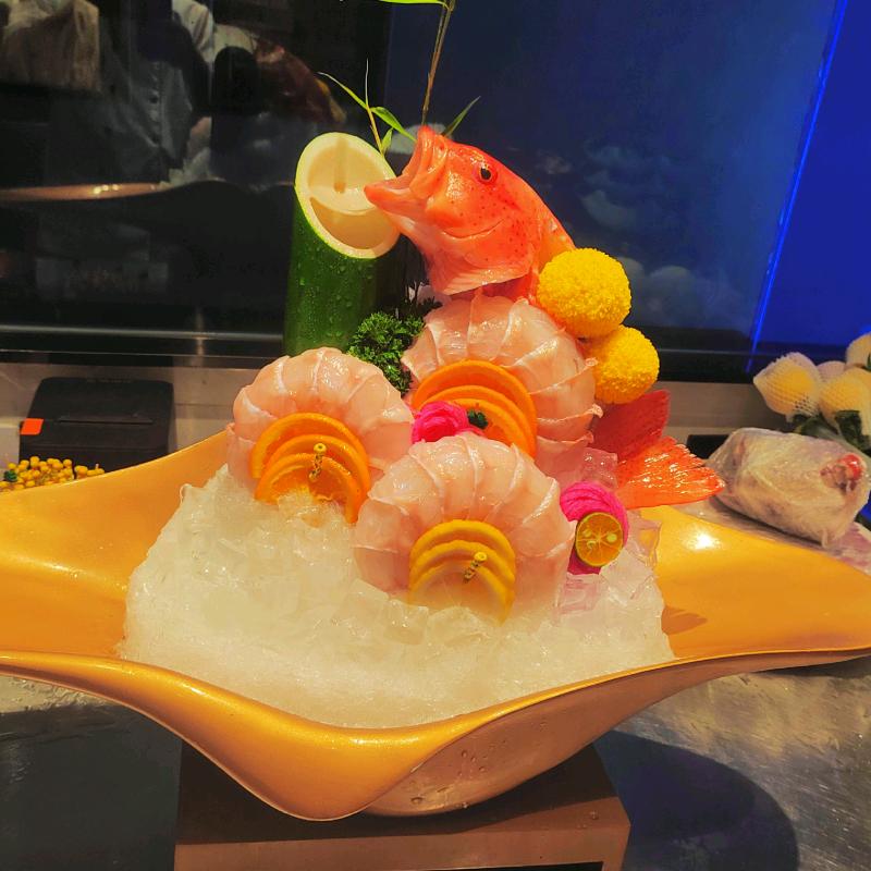海鲜姿造刺身，沙彝