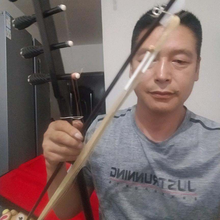 黄伦军，岔河，小河，拉二胡大鼓小鼓