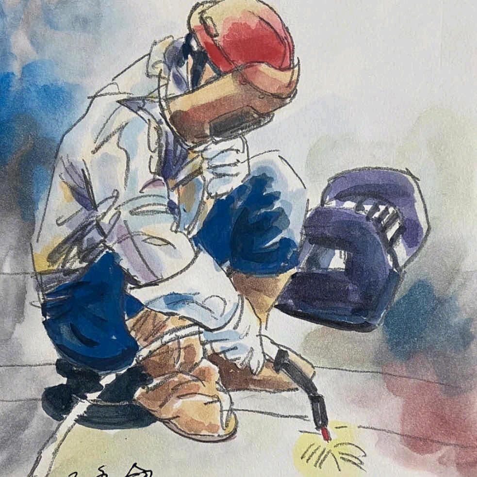 小阿国。。焊不住