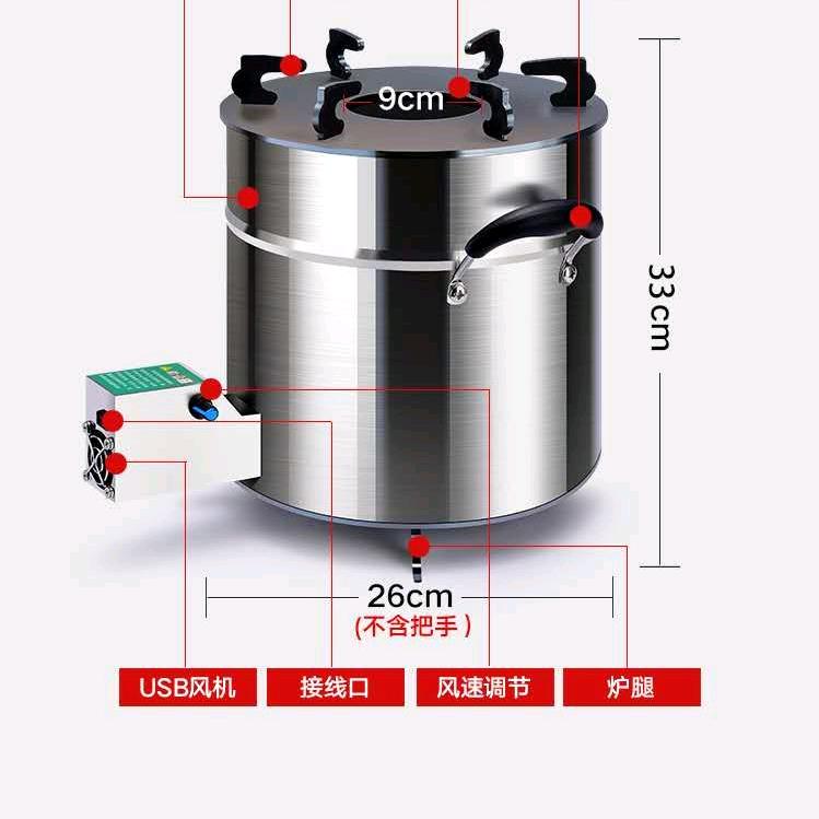 诚远不锈钢无烟猛火炉厂家直销@抖音