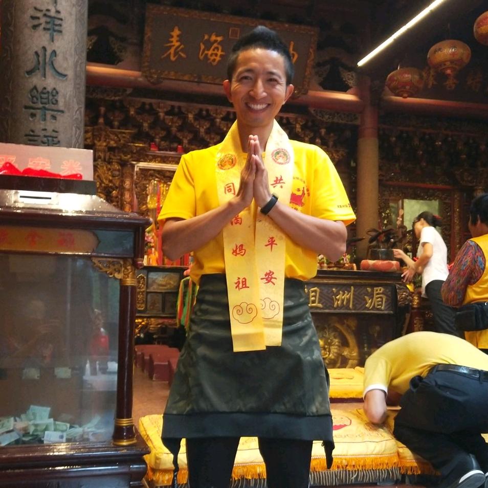 湄洲岛壁画师.王丽华