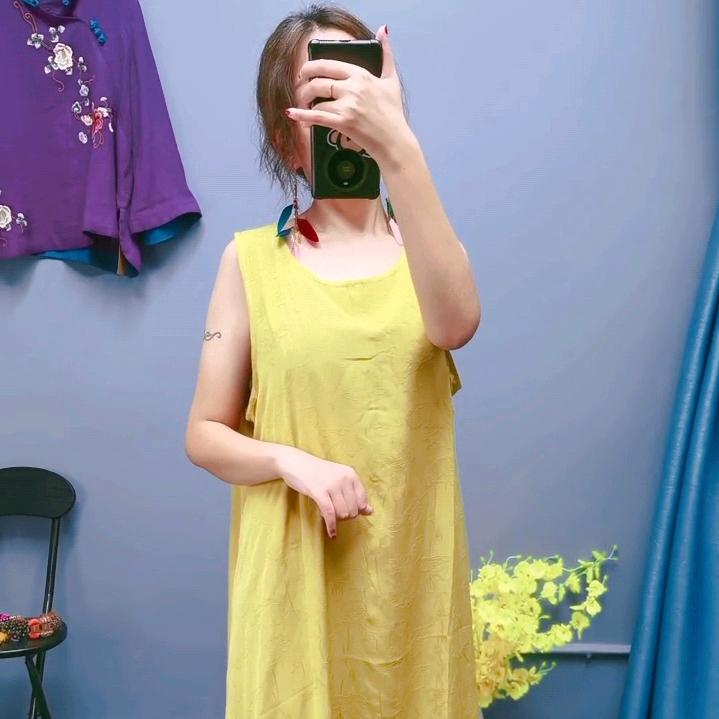 蘑菇复古棉麻女装