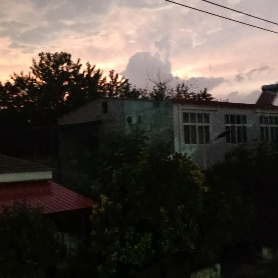 风雨中
