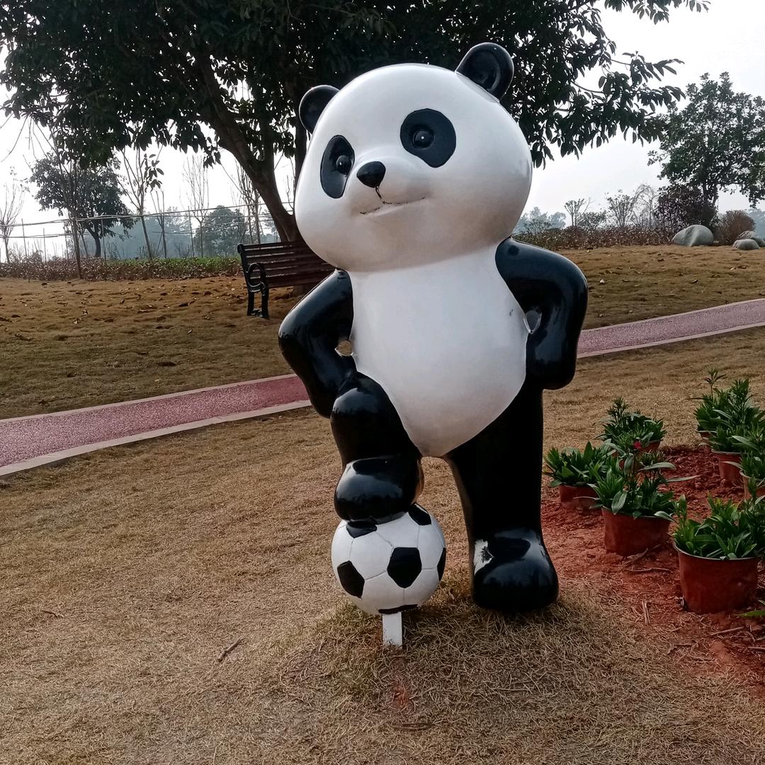 快乐的小熊猫