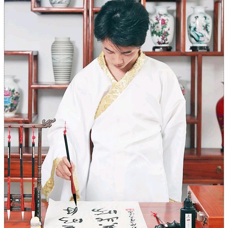 得心应手纯手工毛笔研制