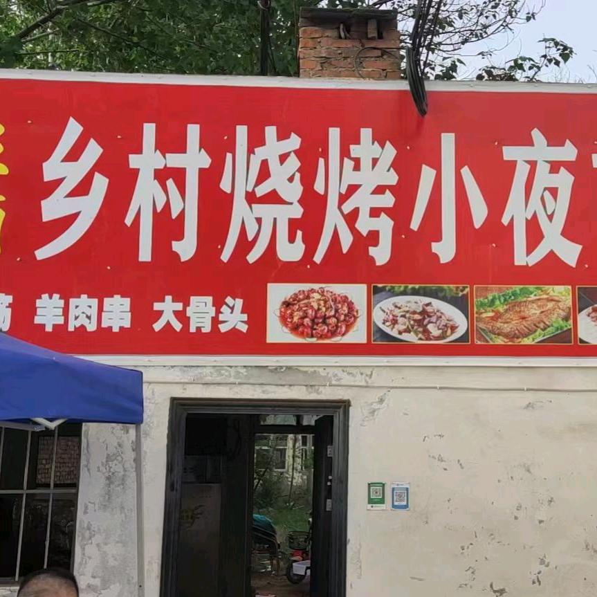 乡村烧烤小夜市