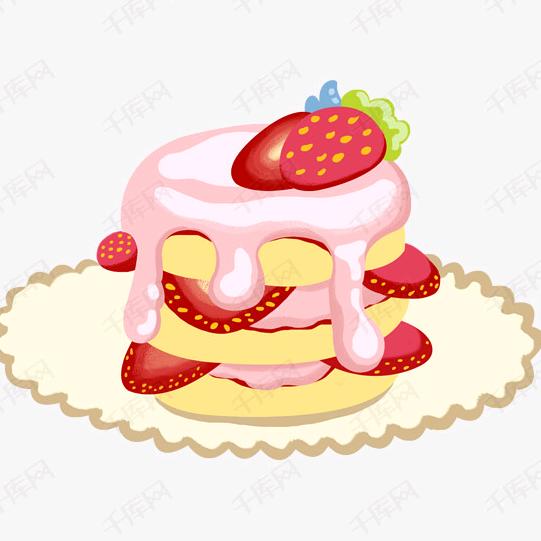 爱吃夹心蛋糕的草莓