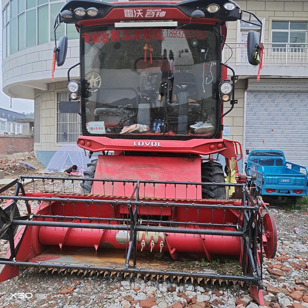 张朋专业收割玉米籽粒