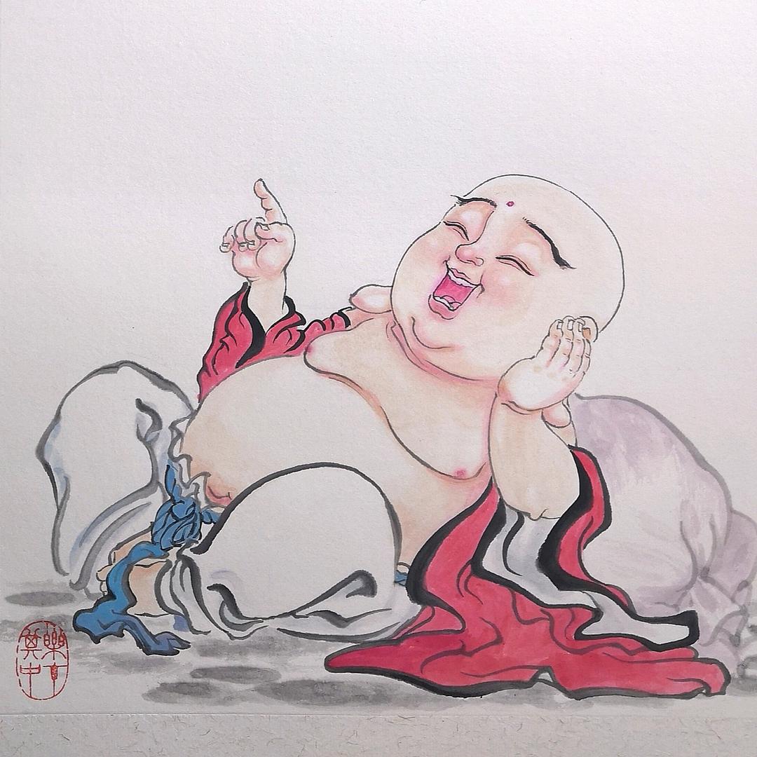 王山甲-禅画-水墨艺术