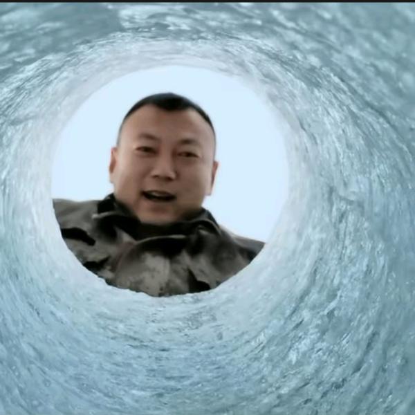 冰上钓小鱼