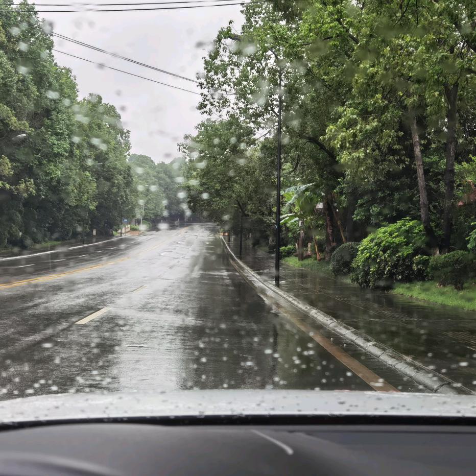 下雨了，你带伞了吗