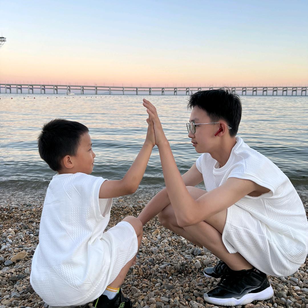 粑粑做的早餐