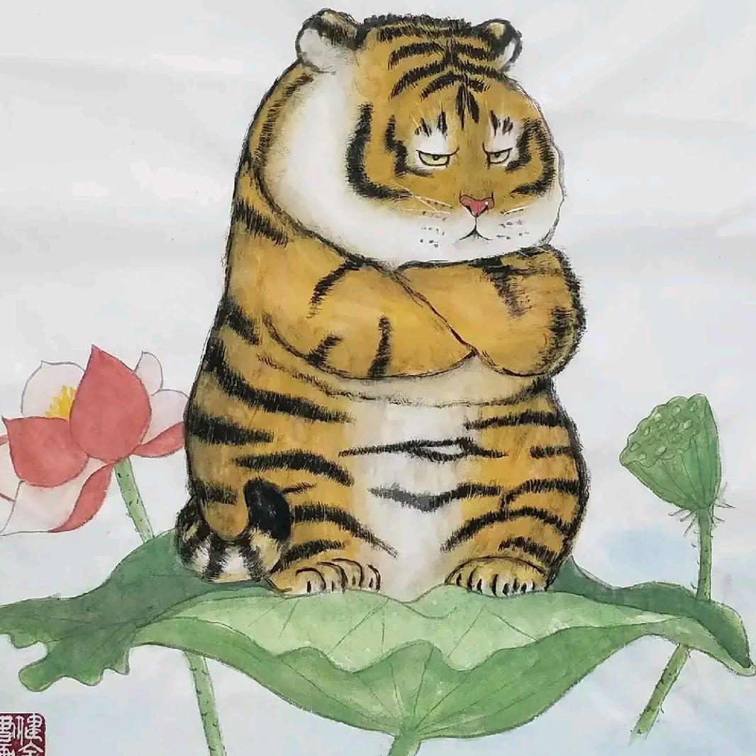 老实虎头像
