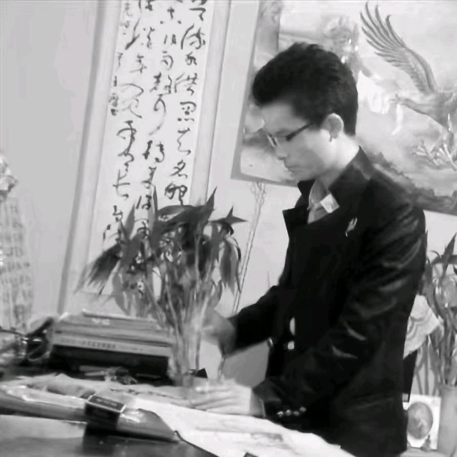 红祥习字（石雕）