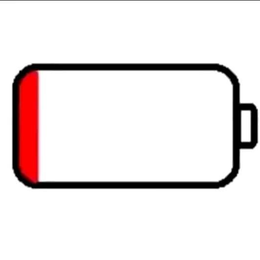 电量不足  1%