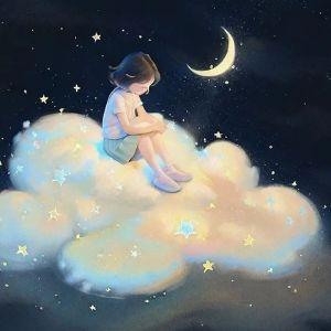 星星⭐月亮头像