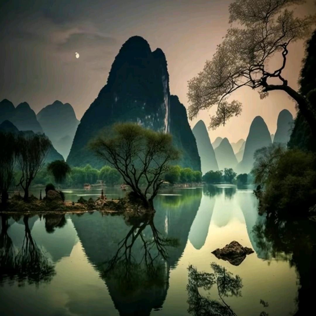 竹林小雨
