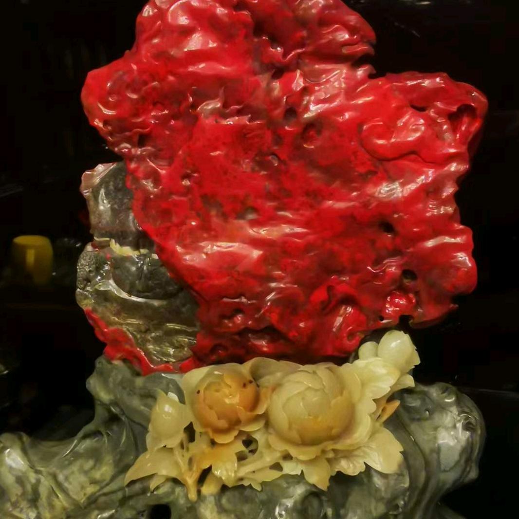 昌化鸡血石·荣石阁
