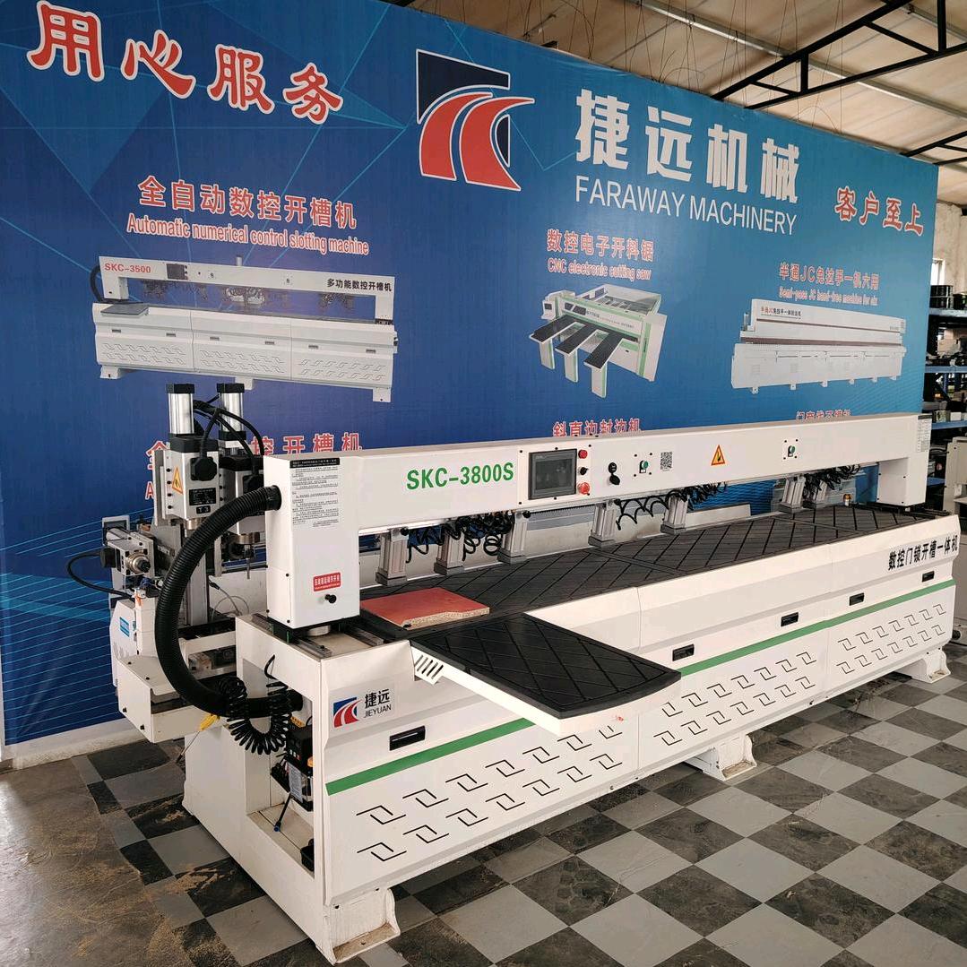 宁津坤耀数控开槽机门墙柜加工中心设备生产