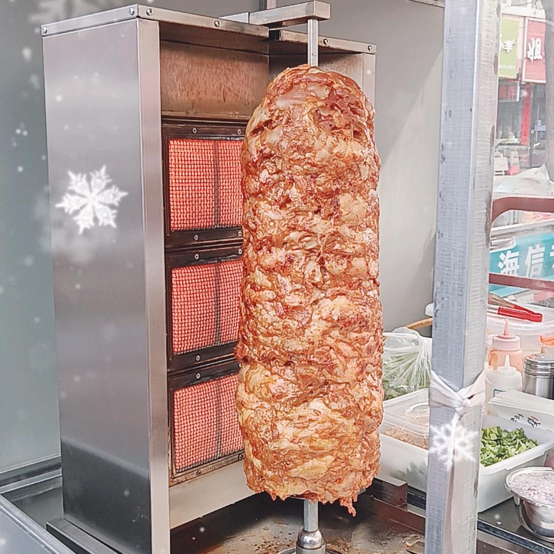 沙威玛烤肉夹馍