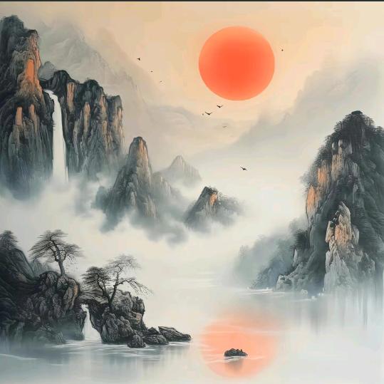 青山环抱