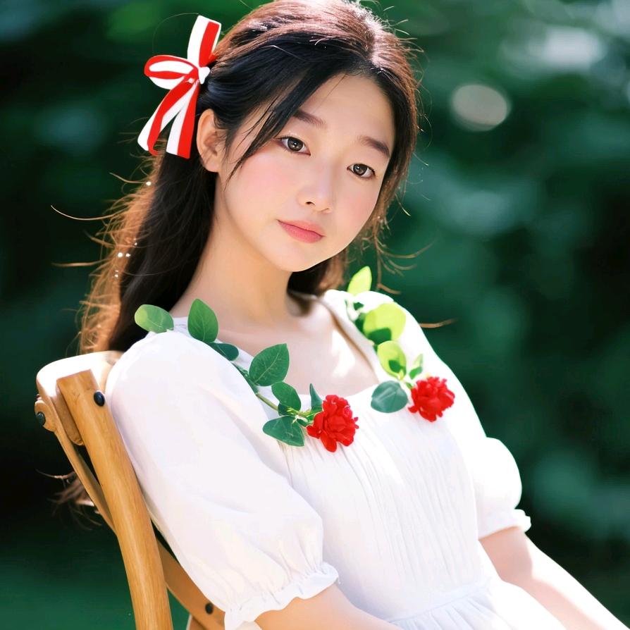 @简若